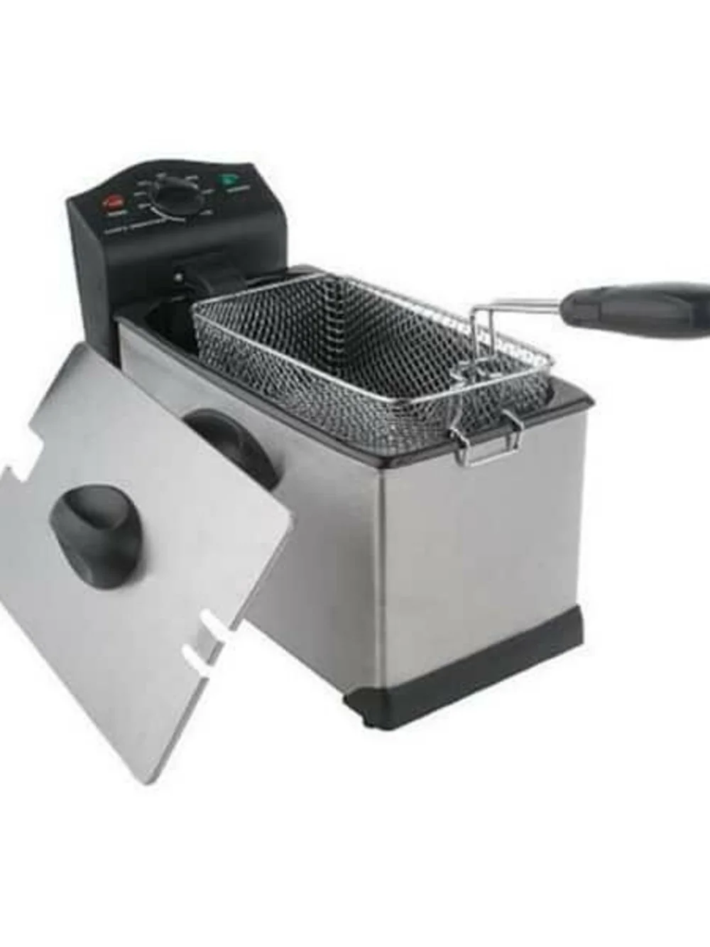 Cook's Essentials 3-Quart Stainless Steel Deep Fryer - New